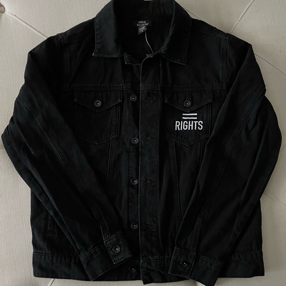 Social Collision Pride Denim Jacket